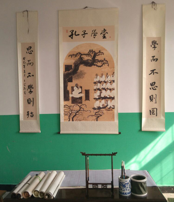 辽宁省辽阳县柳壕镇九年一贯制学校建孔子学堂 以国学经典滋养校园，让书香浸润学子心灵